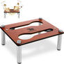 Chambong Holder for Easy Refills - Premium Wood Stand Holds 2 Pieces