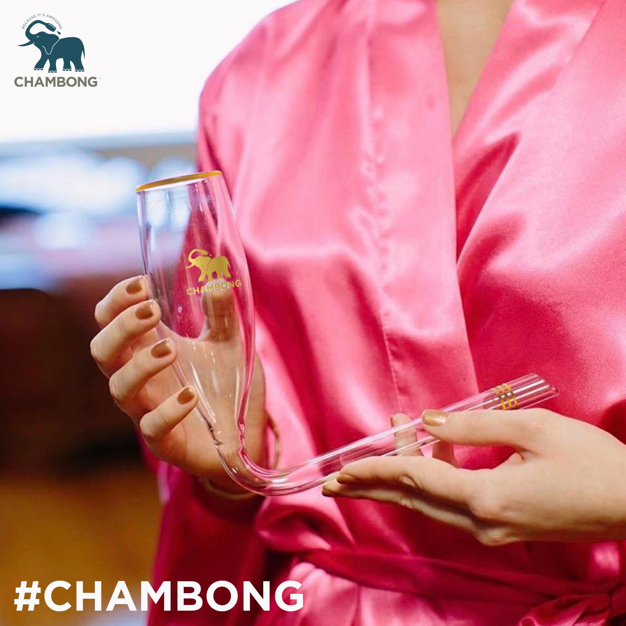 Chambong Queen-Size XL 1PC Glass with Gift Box